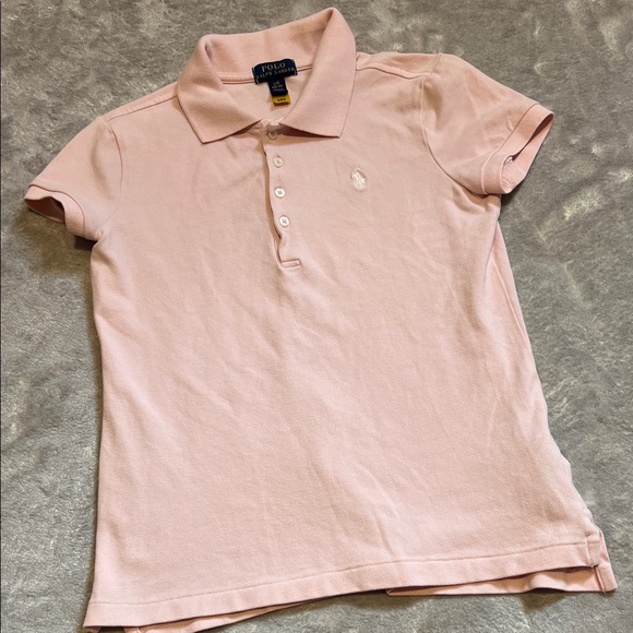 Polo Ralph Lauren Other - Polo by Ralph Lauren Kids Light Pink Polo Shirt Girls size Large 12-14
